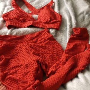 - Spandex NWT size s- yoga pants and top